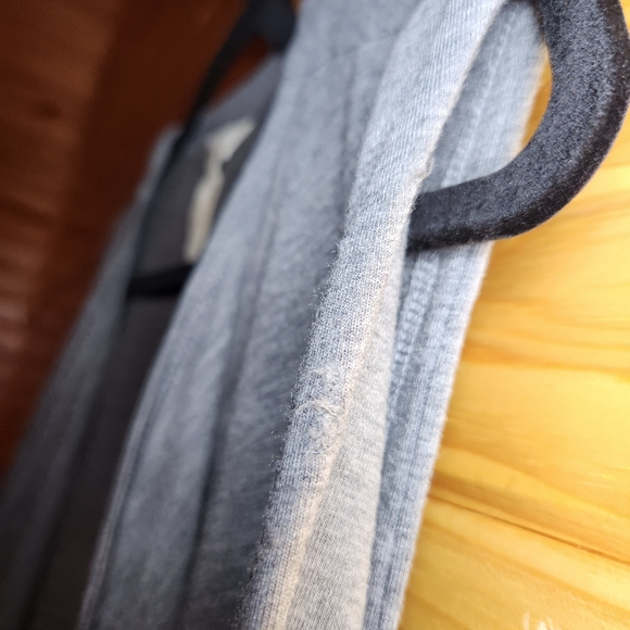 Matilda Jane | Count It Out Vest Grey Waterfall Cardigan w/ Pockets Women's L - Picture 7 of 12